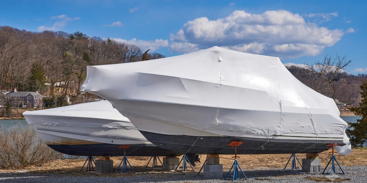 Boat & Yacht Shrink Wrap for Transport & Storage