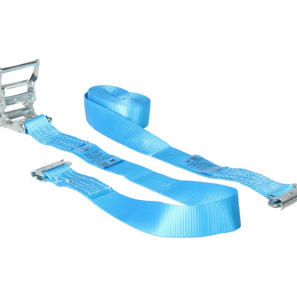 Ratchet Lashing Strap 2T 4m 50mm – End Fittings E-Track – Blue – 320 pcs/Pallet (€5.23/pc)